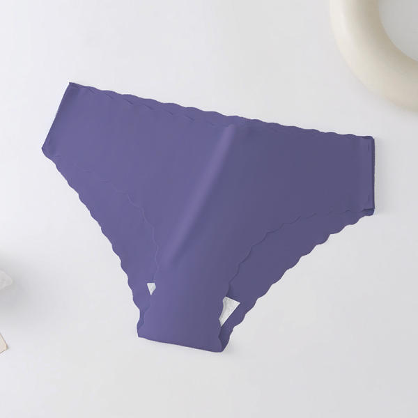 Women’s Seamless Mid-Waist Panties – Soft Breathable Nylon Briefs in Multiple Colors