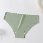 Women’s Seamless Mid-Waist Panties – Soft Breathable Nylon Briefs in Multiple Colors